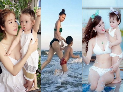 8 mỹ nhân Việt 'nóng bỏng' khi làm mẹ khiến trai tân mê tít