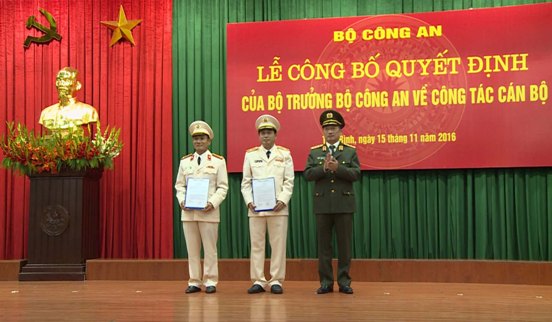 Bổ nhiệm, luân chuyển nhân sự ngành công an, quân đội