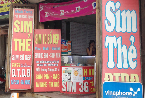 Đại lý sim thẻ ngừng bán hàng nghe ngóng
