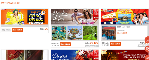 Săn vé du lịch siêu rẻ trong ngày Online Friday