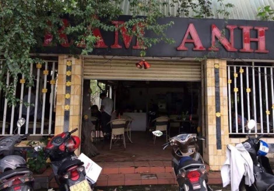 Quán cà phê nơi xảy ra vụ án chấn động.