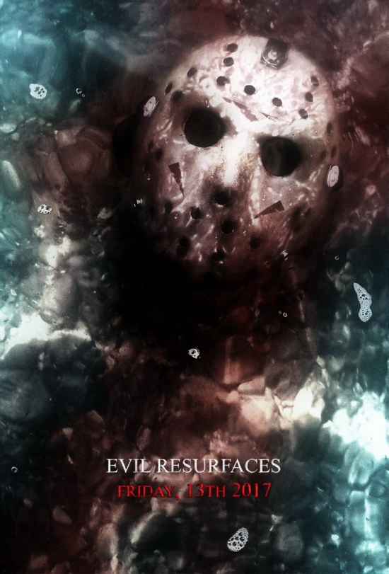 8. Friday the 13th  - Dự kiến khởi chiếu 13/10/2017  Sát nhân Jason Voorhees một lần nữa trở lại gieo rắc nỗi kinh hoàng mang tên Thứ Sáu ngày 13 trong bộ phim cùng tên. Thương hiệu phim về sát thủ hàng loạt Jason lần này được trao cho đạo diễn Breck Eisner. Sau hàng loạt các dự án phần tiếp theo, phim làm lại…nhân vật Jason Voorhees vẫn là một “con gà đẻ trứng vàng” trên màn ảnh khi người hâm mộ vẫn muốn một lần nữa chứng kiến gã đeo mặt nạ và vung dao rựa đuổi theo nạn nhân trên màn ảnh.