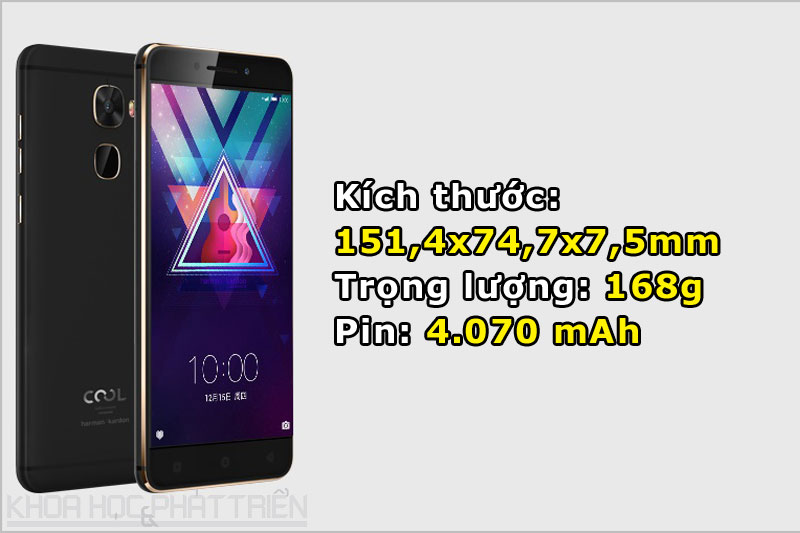 Viên pin tích hợp công nghệ sạc nhanh Quick Charge 3.0.