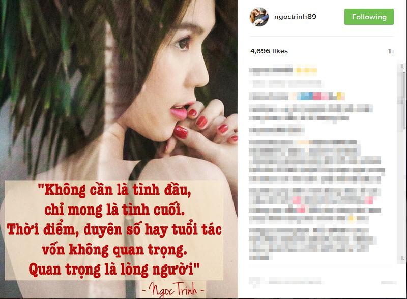 Chia sẻ của Ngọc Trinh