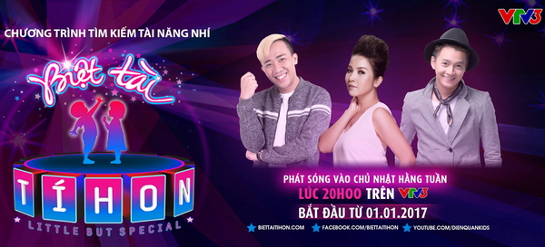 Vào lúc 20h00 tối Chủ Nhật tuần này (1/1/2017) chương trình Biệt Tài Tí Hon sẽ lên sóng tập đầu tiên trên kênh VTV3 hứa hẹn những tình huống đầy bí ẩn, thú vị bất ngờ và tràn ngập tiếng cười.