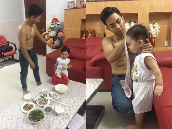 Khánh Thi khoe ông xã đảng đang: Bx ốm nằm nhà, kêu la thèm ăn. Giờ được như ý nguyện. Thanks ông xã. Ngạc nhiên.
