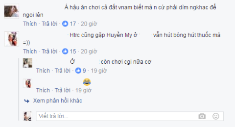 Huyen My phan ung la truoc tin don hai Ky Duyen