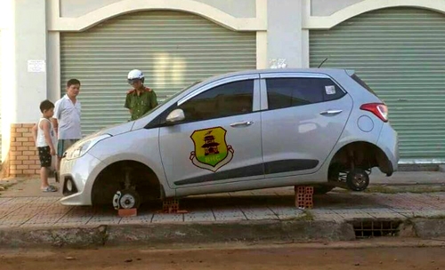 Tình trạng thường gặp với những xe nhỏ, nhẹ.