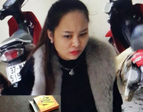 Bà bầu hotgirl giấu ma túy trong vỏ hộp bao cao su