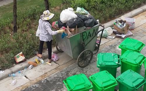 Vứt rác ở chung cư bị phạt từ 1 đến 5 triệu đồng