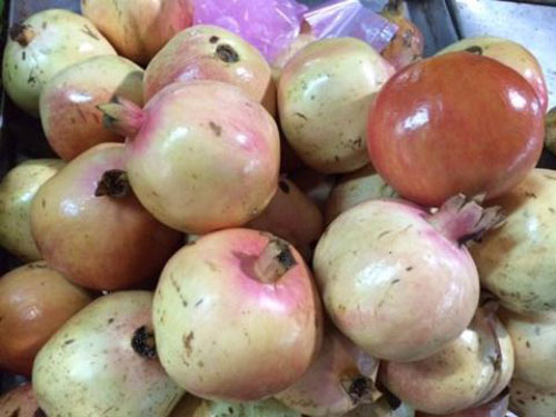 Lựu bán tại Việt Nam chủ yếu là nhập từ Trung Quốc vì chúng ta không có vùng chuyên canh trồng lựu.