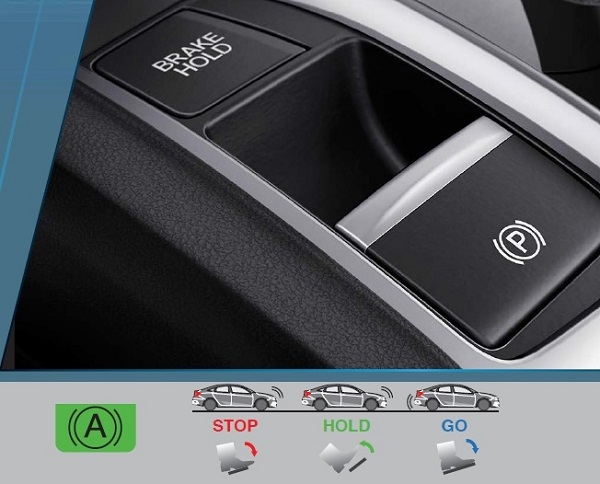 Chế độ giữ phanh tạm thời trên Honda Civic 2017