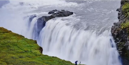 Vẻ đẹp huyền ảo của Gullfoss.