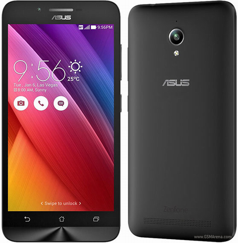 Asus Zenfone Go (1,69 triệu đồng). Asus Zenfone Go ZB452KG được trang bị màn hình kích thước 4.5 inch nhỏ gọn và dễ sử dụng, với độ phân giải 480 x 854 pixels sử dụng công nghệ IPS LCD nên màu ảnh sáng và có góc nhìn rộng. Asus Zenfone Go ZB452KG được thiết kế theo phong cách đặc trưng trên đa số smartphone của hãng. Thân máy được tạo nên từ chất liệu nhựa với mặt lưng bo cong ôm chặt vào tay. Asus trang bị cho sản phẩm này vi xử lý Qualcomm Snapdragon 200 4 nhân 32-bit, dành riêng cho các thiết bị giá rẻ, cùng với RAM 1 GB. Hệ điều hành Android 5.1 (Lollipop) được cài đặt sẵn với giao diện được Asus tùy biến phong cách riêng. Sản phẩm có bộ nhớ trong 8 GB cùng khe cắm thẻ nhớ MicroSD phía sau.