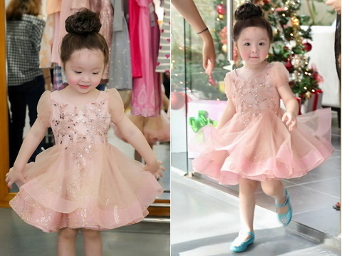 Con gái Elly Trần gây sốt vì quá đáng yêu trong hậu trường chụp ảnh