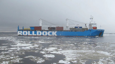 Tàu vận tải Rolldock Storm chở tàu ngầm 187 Bà Rịa - Vũng Tàu rời khu vực cảng St. Petersburg (Nga) ngày 9.12.2016 về Việt Nam