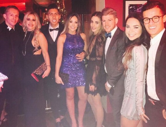 Các nàng Wags hội tụ bên cầu thủ Liverpool