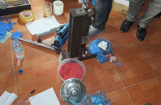 Ngang nhiên sản xuất ma túy ngay giữa Thủ đô!