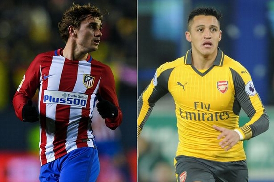 Sanchez, Griezmann lọt vào &quot;tầm ngắm&quot; của Man City