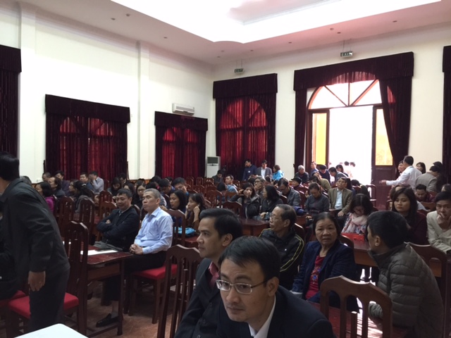 Sáng 23/12, Quận Ba Đình tổ chức bốc thăm nhà tạm cư cho 4 khu tập thể cũ