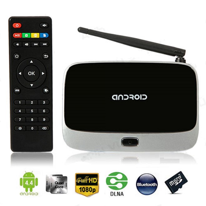 Một chiếc đầu phát Android TV.