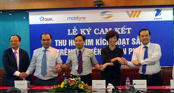 Ngày 28/10/2016, 5 doanh nghiệp gồm VNPT, Vietnamobile, Viettel, MobiFone và Gtel 