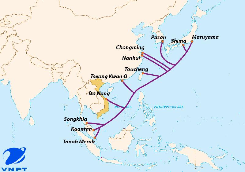  Như vậy tính tới thời điểm hiện tại, VNPT đang khai thác 3 tuyến cáp quang biển quốc tế (AAG, APG, SMW3), hiện đang đầu tư một tuyến khác (AAE-1). Dự kiến từ nay tới năm 2020 sẽ đầu tư thêm hai tuyến cáp quang biển nữa.