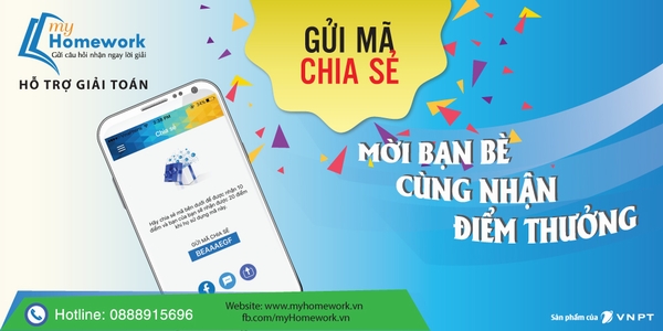 MyHomework – Giải toán ra đời nhằm hỗ trợ đối tượng là học sinh, phụ huynh học sinh cấp 1, cấp 2 trong việc hướng dẫn và giải bài tập môn Toán trên môi trường Internet (Mobile – Android/IOS, Web/Wap). Dịch vụ “myHomework - Giải toán” cung cấp cho các bậc phụ huynh đầy đủ kiến thức để hỗ trợ kèm cặp con cái trong quá trình học tập. Hiếm có ứng dụng nào trên thị trường hiện nay có đội ngũ giáo viên hùng hậu, nhiều năm kinh nghiệm giảng dạy trong các trường tiểu học, trung học cơ sở, trung học phổ thông và giảng viên đại học chuyên ngành toán như myHomework-Giải toán. 