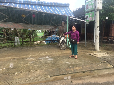 Khu đất bị thu hồi nằm dọc đường Quốc lộ 1A