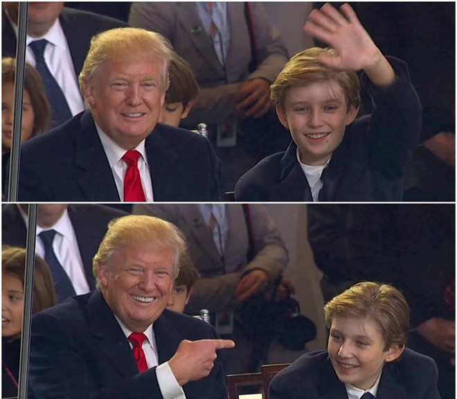 5 quý tử, tiểu thư nhà Tổng thống Donald Trump là ai? hình ảnh 17 Đẹp trai, cao ráo, con nhà giàu có, quyền lực, lạnh lùng nhưng cũng không kém phần đáng yêu, Barron hiện được mệnh danh