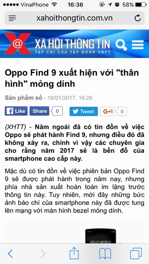 Đầu tiên, tải bất kỳ nội dung gì trên trình duyệt Safari.