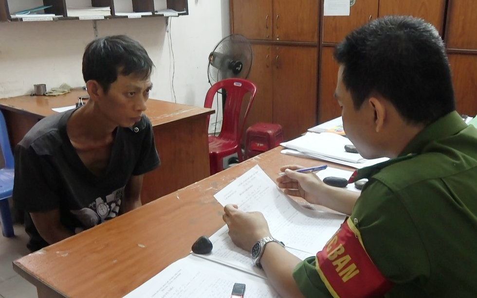 Đối tượng đã bị bắt giữ tại cơ quan công an
