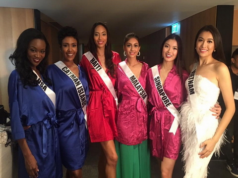 Lệ Hằng xuất hiện trên Facebook và Instagram chính thức của Miss Universe 2016