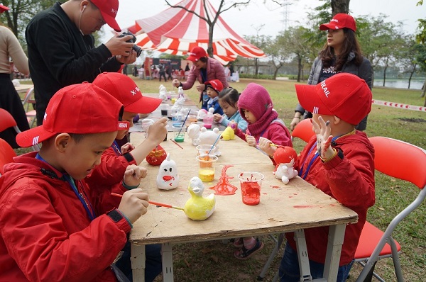 Khu vui chơi của trẻ em tại Nissan X-Trail Family Day