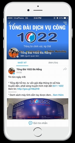  Đà Nẵng từng là tỉnh tiên phong ứng dụng Zalo trong công tác hành chính.