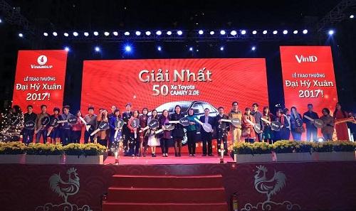 Vingroup trao thưởng gần 100 tỷ đồng chương trình Đại hỷ xuân 2017