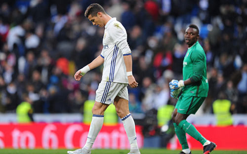 Nỗi thất vọng của Ronaldo.