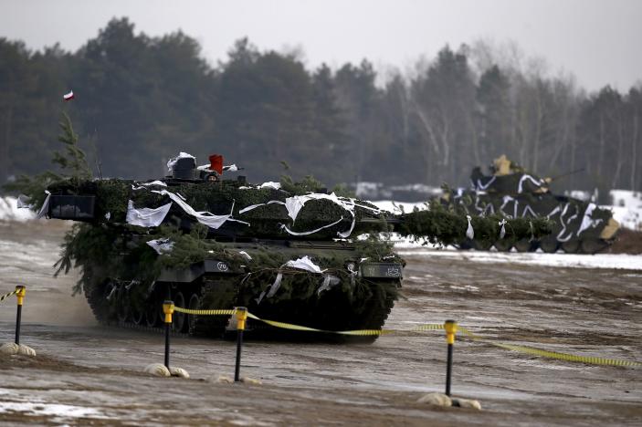 Mỹ triển khai xe tăng đến các nước Baltic sau cuộc tập trận chung với Ba Lan