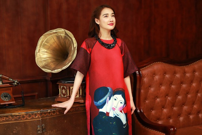 Nhã Phương mặn mà với áo dài đón Tết Nguyên đán hình ảnh 5 Lôi báo là bộ phim thứ hai cô hợp tác với đạo diễn Victor Vũ sau phim Quả tim máu.