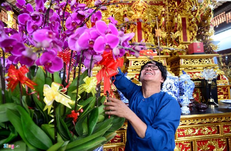 Nhà thờ Tổ của Hoài Linh được trang trí đón Tết Đinh Dậu hình ảnh 5 Nha tho To cua Hoai Linh duoc trang tri don Tet Dinh Dau hinh anh 5