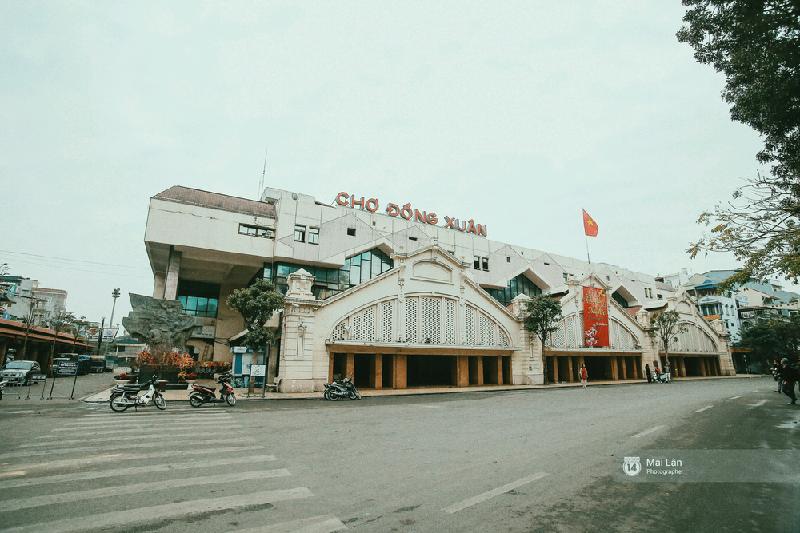 Hình ảnh thật hiếm hoi về Chợ Đồng Xuân