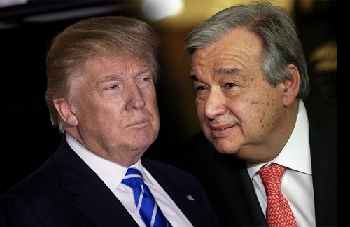 Sau khi chê bai, ông Trump lại điện đàm với Liên Hợp quốc