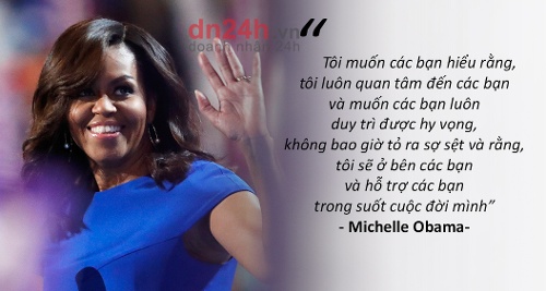 Michelle Obama: Làm Đệ nhất phu nhân của nước Mỹ là vinh dự lớn nhất trong cuộc đời