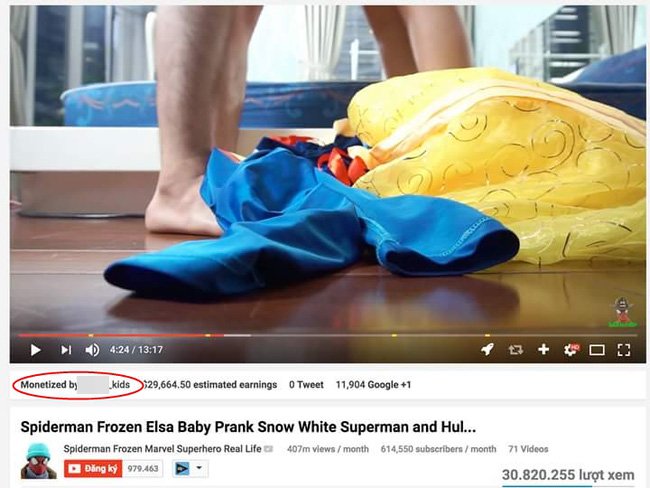 YouTube đang bị lợi dụng làm kho chứa video đồi trụy