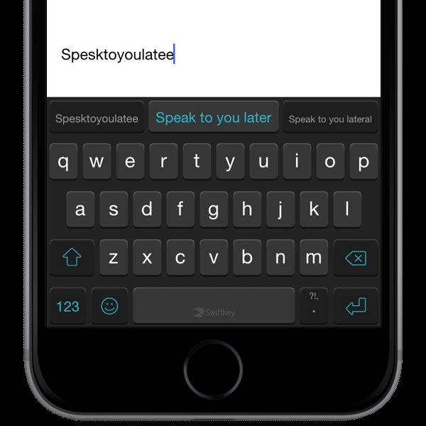 SwiftKey thay thế bàn phím mặc định trên iPhone. Apple đã cho phép bàn phím của bên thứ ba được sử dụng thay cho bàn phím mặc định trên điện thoại iPhone từ năm 2014. Và SwiftKey là một trong những ứng dụng được nhiều người dùng yêu thích. SwiftKey được đánh giá là bàn phím thông minh nhất hiện nay với khả năng đoán từ tốt, nó hiểu những từ nào thường đi với từ nào và đưa ra dự đoán khá chính xác trước khi bạn muốn nhấn một phím.