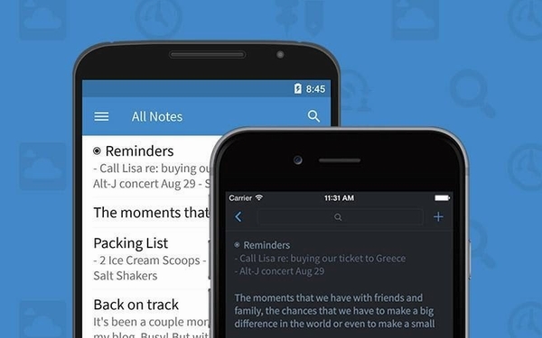 Simplenote thay thế ứng dụng ghi chú Notes. Đây là ứng dụng ghi chú đa nền tảng và rất dễ sử dụng. Ứng dụng này đơn giản, trực quan, dễ hiểu và tốc độ đồng bộ ghi chú giữa các thiết bị cực nhanh.