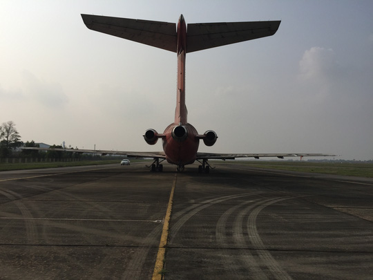 Cục Hàng không Việt Nam đã phê duyệt phương án cho Cảng hàng không quốc tế Nội Bài kéo chiếc Boeing 727-233 ra một vị trí khác để chuẩn bị đấu giá. Việc di chuyển sẽ thực hiện trong quý I