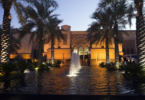 Cung điện Erga ở Riyadh là cung điện riêng của gia đình hoàng tộc. Những người không thuộc hoàng gia hiếm khi được nhìn thấy hình ảnh bên trong cung điện lộng lẫy này. Ảnh: Getty.