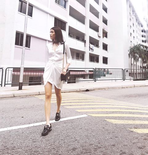 Lan Khuê xuống phố ngày cuối tuần: