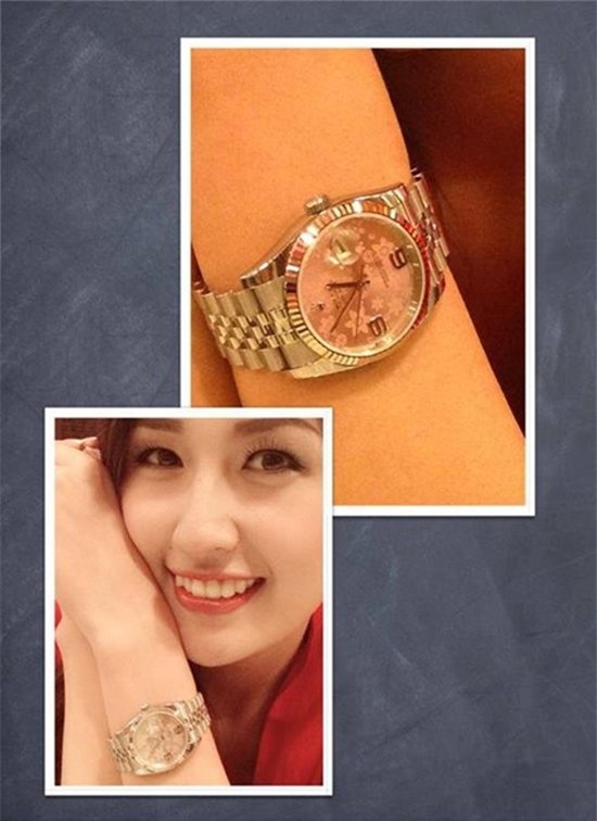 Đây là một chiếc Rolex sang trọng trị giá khoảng 1 tỷ đồng.